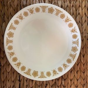 4 butterfly gold Corningware Corelle medium plates-8 1/2 inches